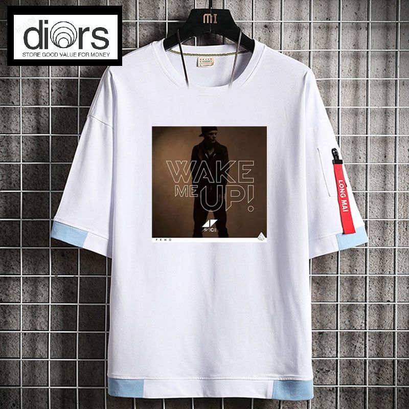 

AVICII Summer Mens Women Loose Tees Fashion Brands Tops Man S Casual Vlones Shirt Luxurys Clothing Street Shorts Sleeve Clothest Designers T Shirts, 16