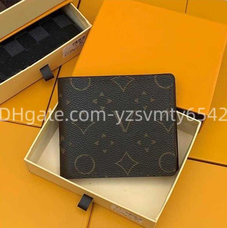 

2022 Designer Cardholder Purse Men Women Short Purse Graffiti Leather women purse Fashion credit card Holder Colorful cardholder with box, A+