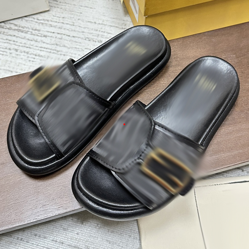 

2023 Fashion Luxuries Designers Summer Flat Slipper Sheepskin Diamond Lattice Women Designer Sandals Genuine Leather Shoes With Box -161, Picture color