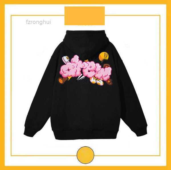 

High Quality Draw Hoodie Winter Cotton Liner Smile Face Simple Hoodies Men Sweatshirts Causal Hot Plain Drews O-neck Hoody Soft Streetwear Young Man 1 6EKD