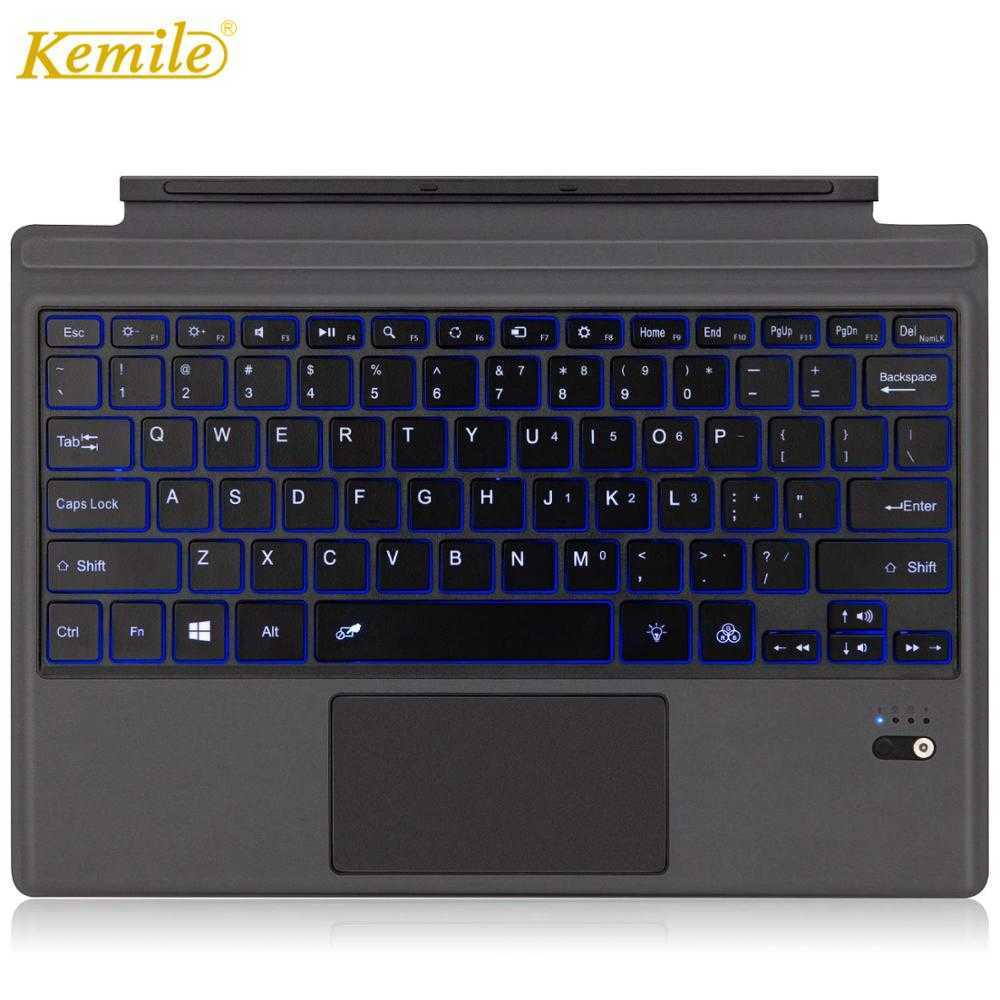 Keyboards Backlit Wireless Bluetooth Keyboard For Microsoft Surface Pro 8 Pro 6 2018 Pro 5 Pro 7 Pro 4 Pro 3 go 2 Keyboard Tablet Keyboard G23052-image-869201965