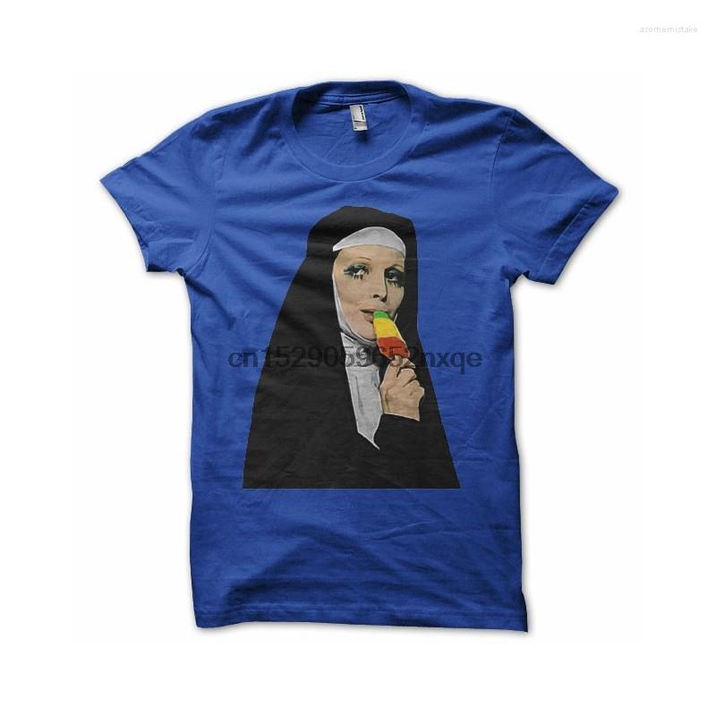 

Men' T Shirts Men Shirt Blue Horny Nun Tshirts Women T-Shirt, Men-darkpurple