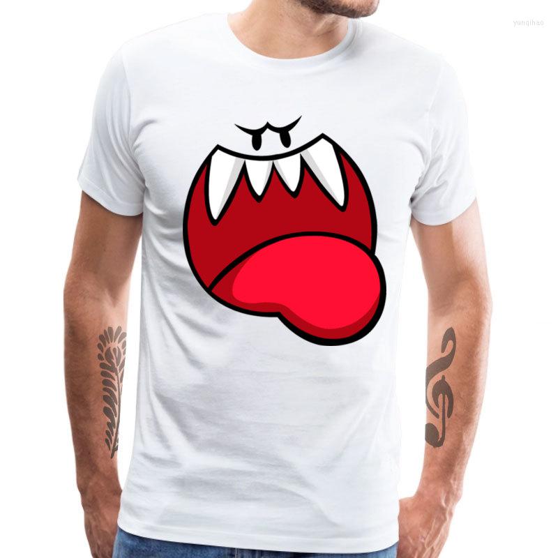 

Men' T Shirts Boo Face Short Sleeve Leisure Cotton Fabric Crew Neck Adult April Fool' Day Funny Clothing, Camel