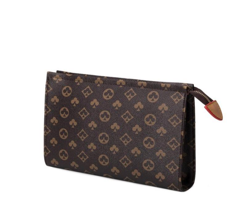 

Classic Women men Evening bags Brown flowers Crossbody purse Shopping bag clutch Large capacity shoulder tote Letter Print Wallets5271115, Black