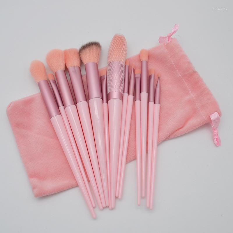 

Makeup Brushes 13 Brush Set Full Eyeshadow Loose Powder Foundation Blush Concealer Soft Beauty Tools
