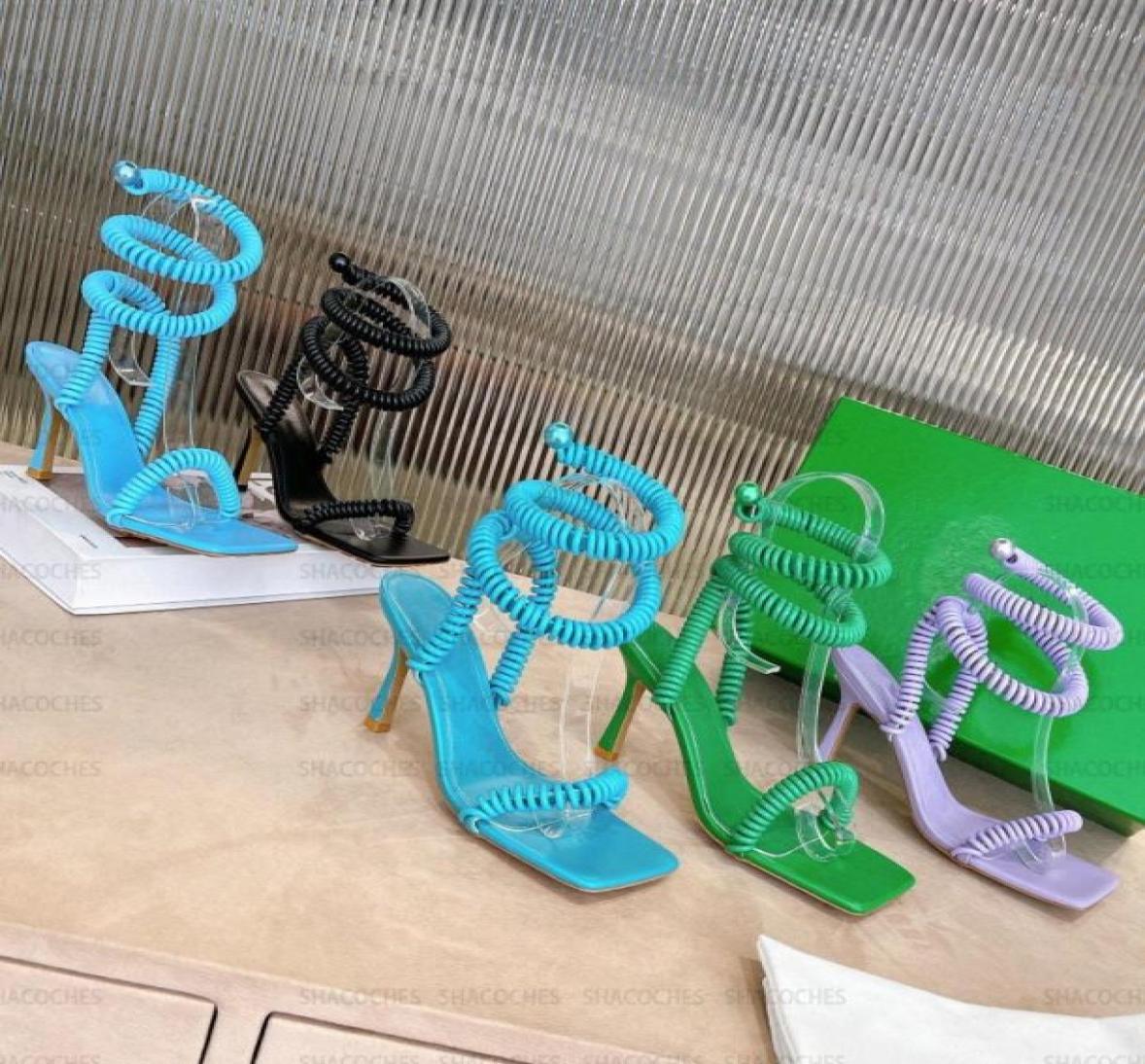 

women wired stretch roman summer sandals high heeled party dress pumps dark blue green cross strap casual beach outwear walking sh7688921, Sky blue