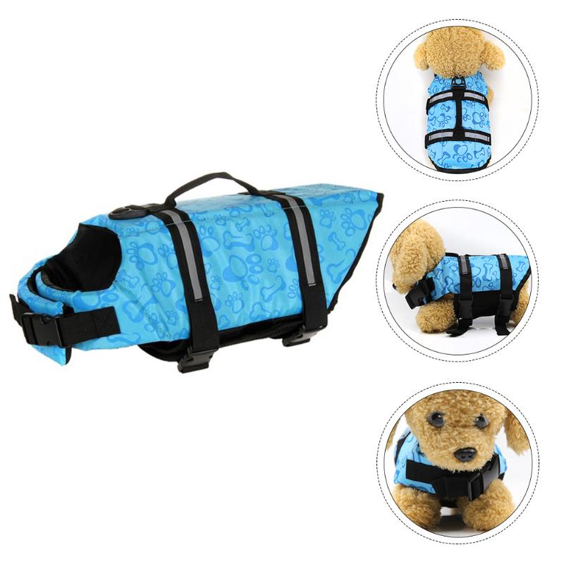 

Life Vest & Buoy Pet Reflective Adjustable Training Wear For Puppies And Dogs