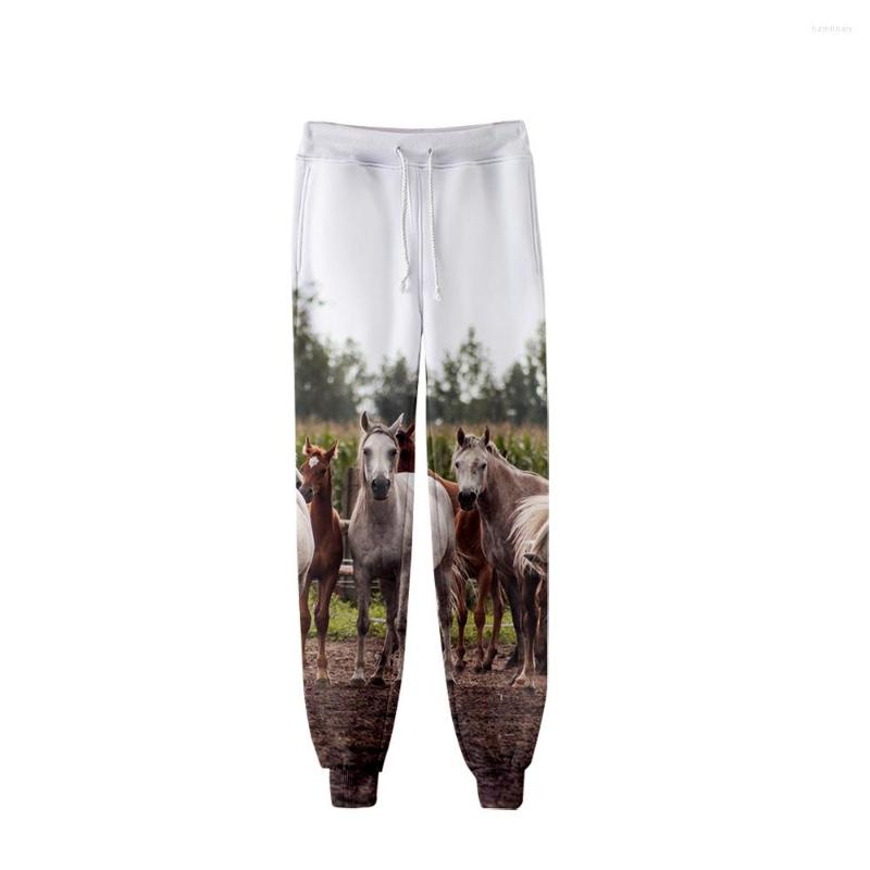 

Men's Pants Funny Animal Horse 3D Printed Trousers Fashion Jogger Women/Men Streetwear Long Casual Harajuku Sweatpants, Auburn