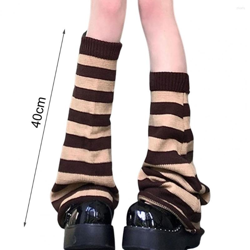 

Women Socks 1 Pair Durable High Contrast Color Piled Stretchy Keep Warm Japanese Style Kawaii, Red