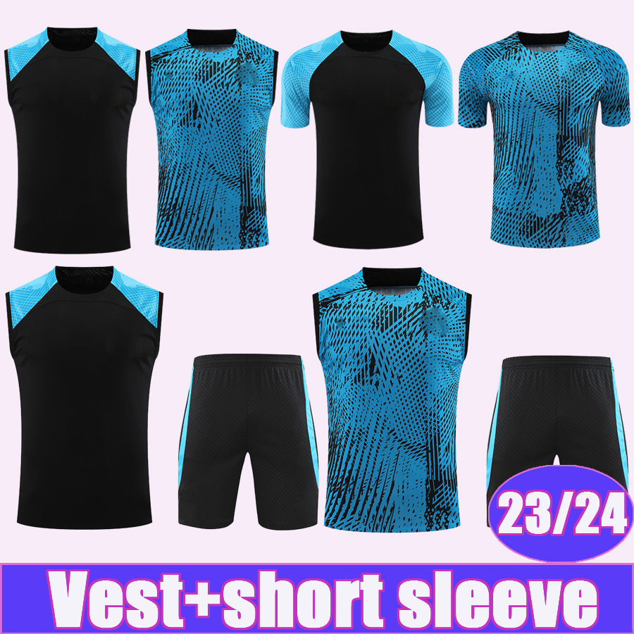 

2023 2024 LUKAKU BARELLA Training Wear Short Sleeve Kit Soccer Jerseys DZEKO LAUTARO SKRINIAR BROZOVIC J. CORREA GOSENS Football Shirt Vest Uniforms, 418g7139 23 24 training wear vest tops