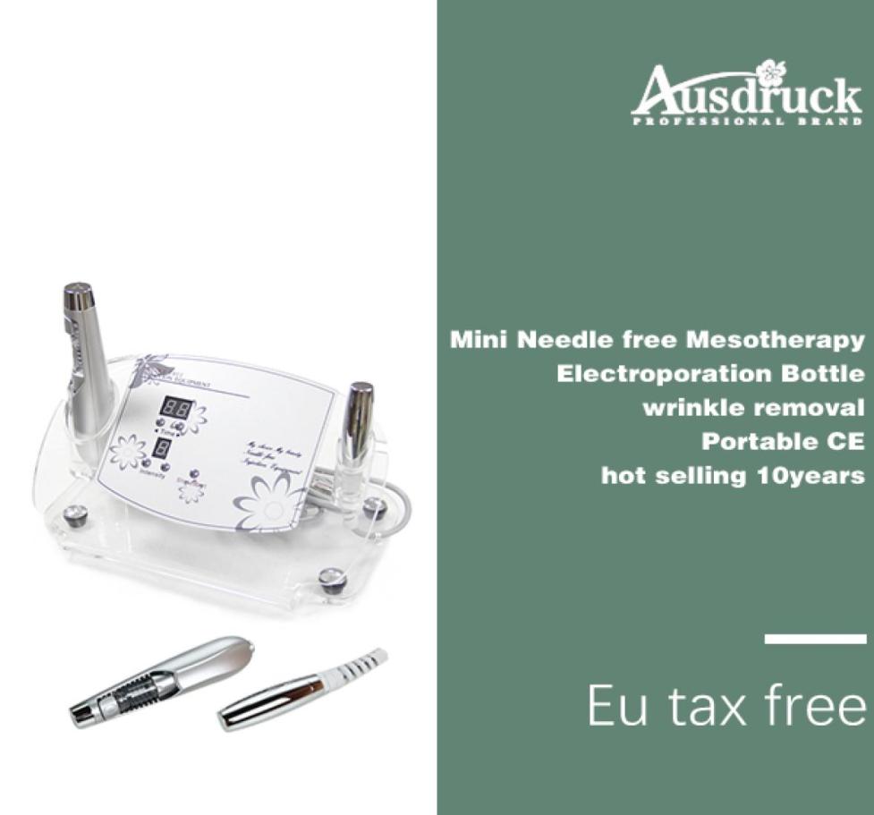 

Portable Mini Needle Mesotherapy facial machine anti aging skin care freckle wrinkle removal Beauty Equipment C9877567