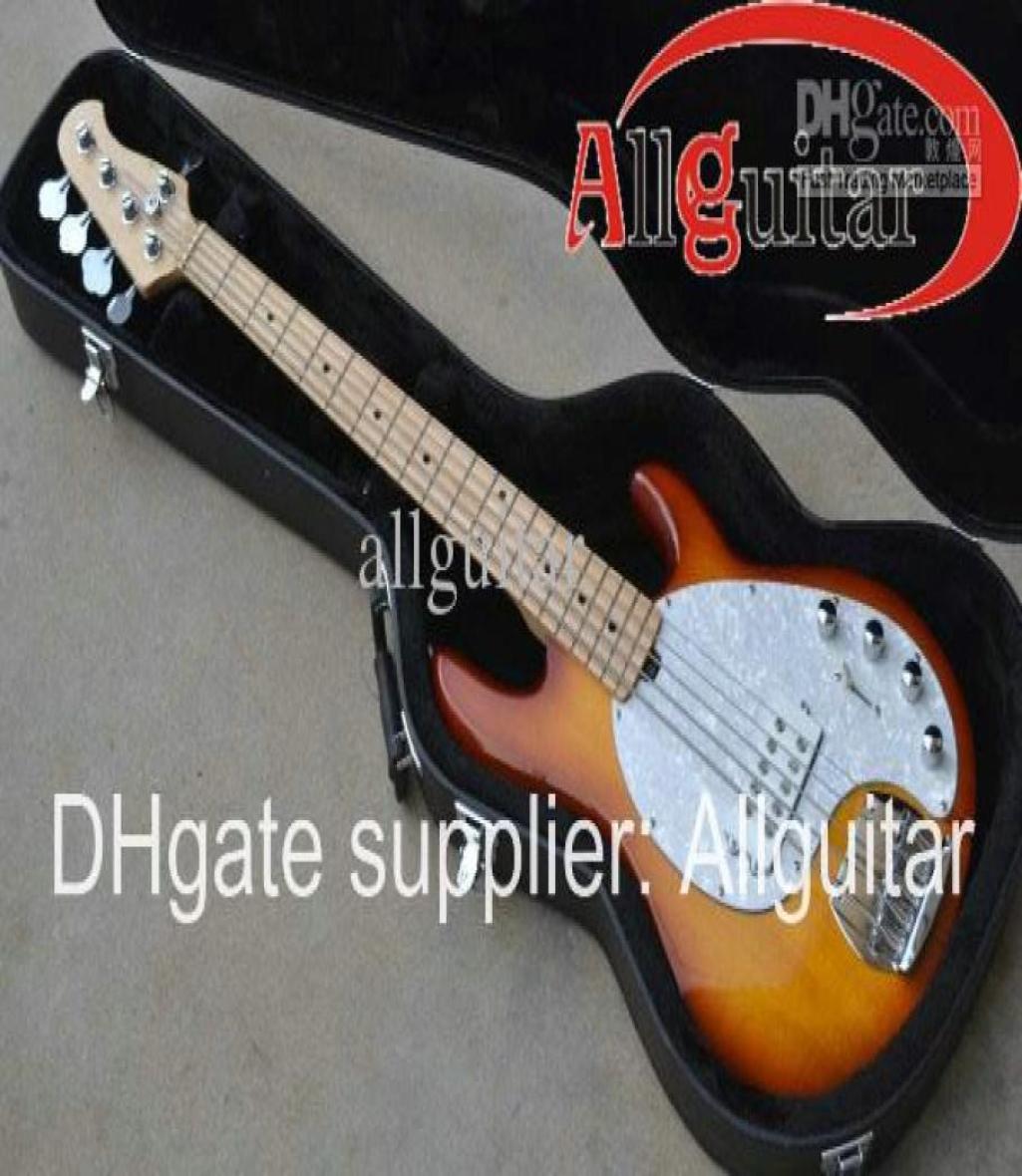 

5 strings musicman stingRay bass Sunburst Electric bass Active controls with 9v battery6265713
