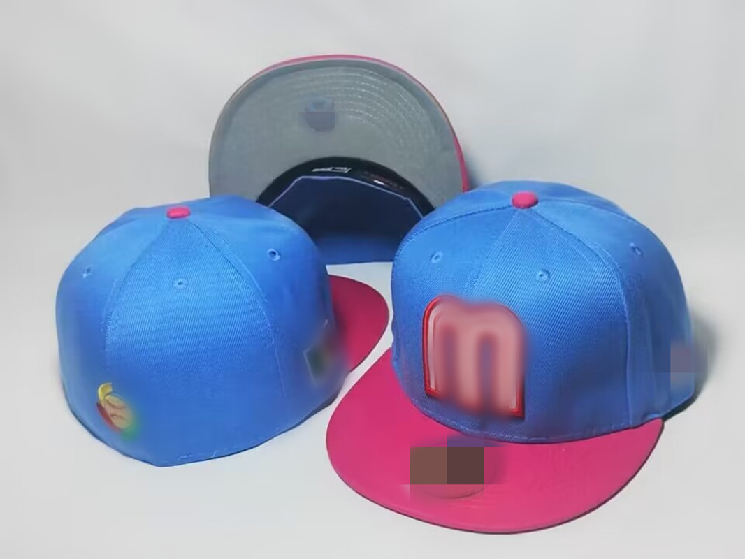 

Fashion Mexicos Fitted Caps Letter M Hip Hop Size Hats Baseball Caps Adult Flat Peak For Men Women Full Closed hh-5.26