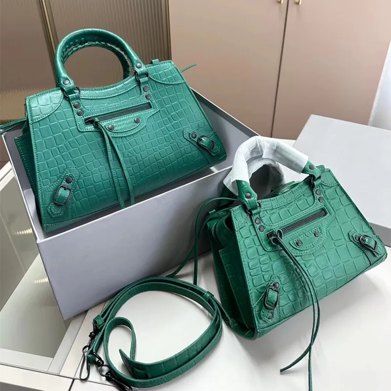 

designer bags luxury neo classic handbag fashion alligator knitting womens shoulder bag high quality cross body cool tote handbags, Black