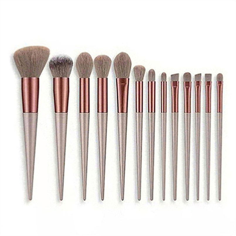 

13Pcs Soft Fluffy Makeup Brushes Set for cosmetics Foundation Blush Powder Eyeshadow Kabuki Blending Makeup brush beauty tool D56