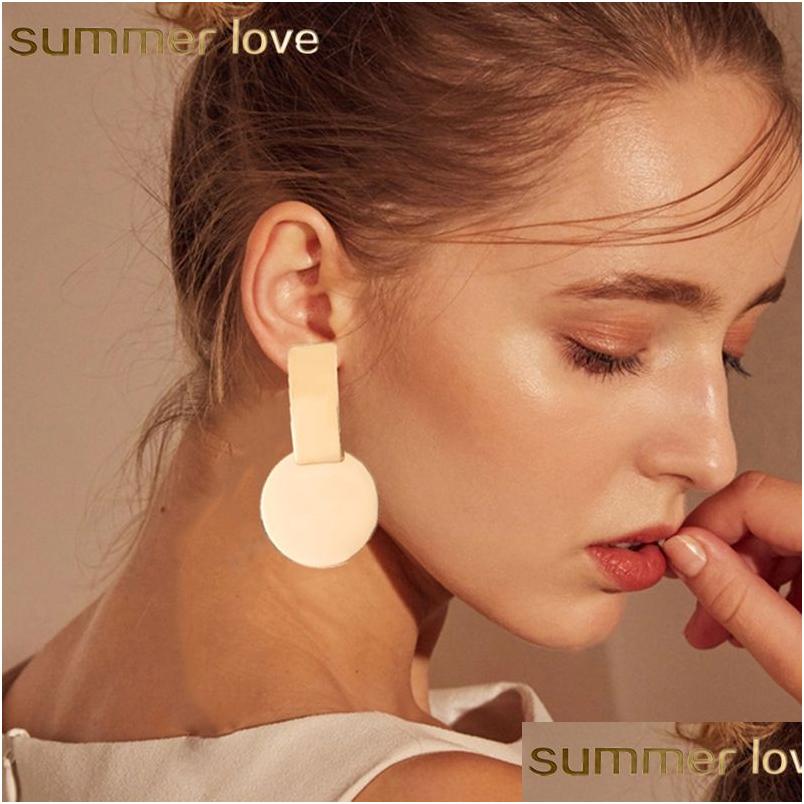 

Dangle Chandelier Arrival Geometric Square Round Coin Earrings Unique Gold Indian Long Drop Earring For Women Wholesale Jewelry Del Dh4Kw