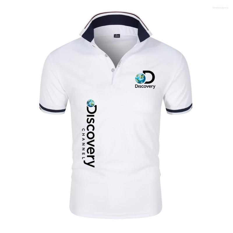

Men's Polos Discovery Channel 2023 Summer High Quality Men Polo Shirts Casual Breathable Short Sleeve Mens Fashion Sports Loose Shirt, Ag516-11