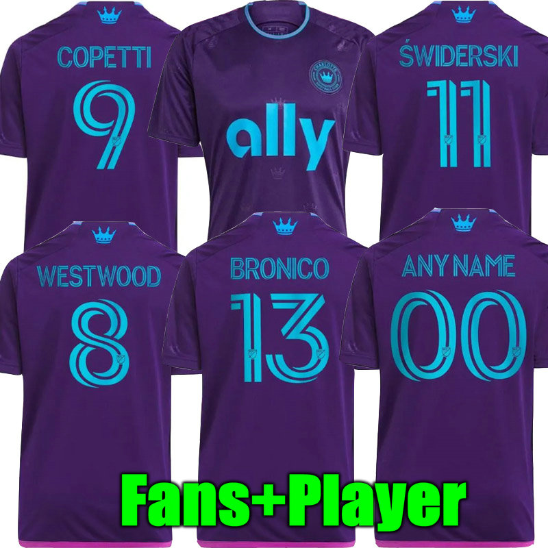 

23 24 Charlotte FC Soccer Jerseys FUCHS ORTIZ Fans Player Version 23 24 Home Away FRANCO ALCIVAR Ruiz MELLO Football Shirt SWIDERSKI ARMOUR maillots de futol, 23 24 player