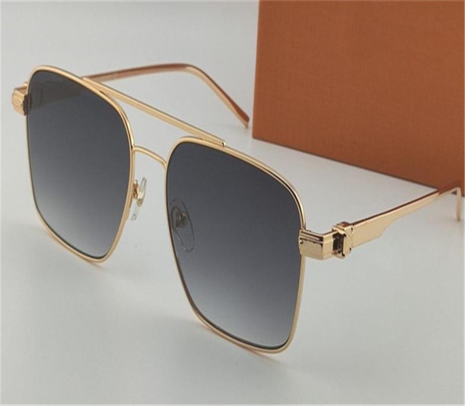 

New fashion classic sunglasses 1267 square metal full frame compact and elegant business style outdoor design classic 6798586