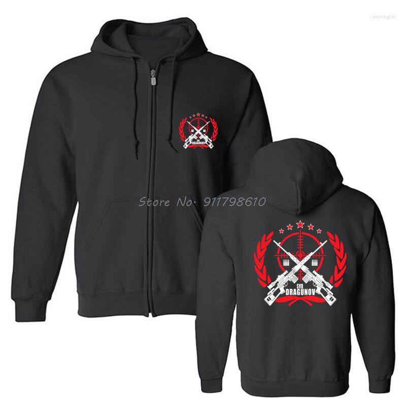 

Men's Hoodies Svd Dragunov Russian Sniper Rifle Print Hoodie Fashion Casual Men Hooded Fleece Sweatshirt Streetwear Harajuku, Zipper black