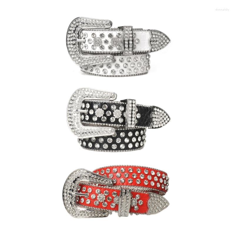 

Belts Multi-Color Waist Belt For Dress Adjustable Pin Buckle Shinning Wide Ladies Skirt, White
