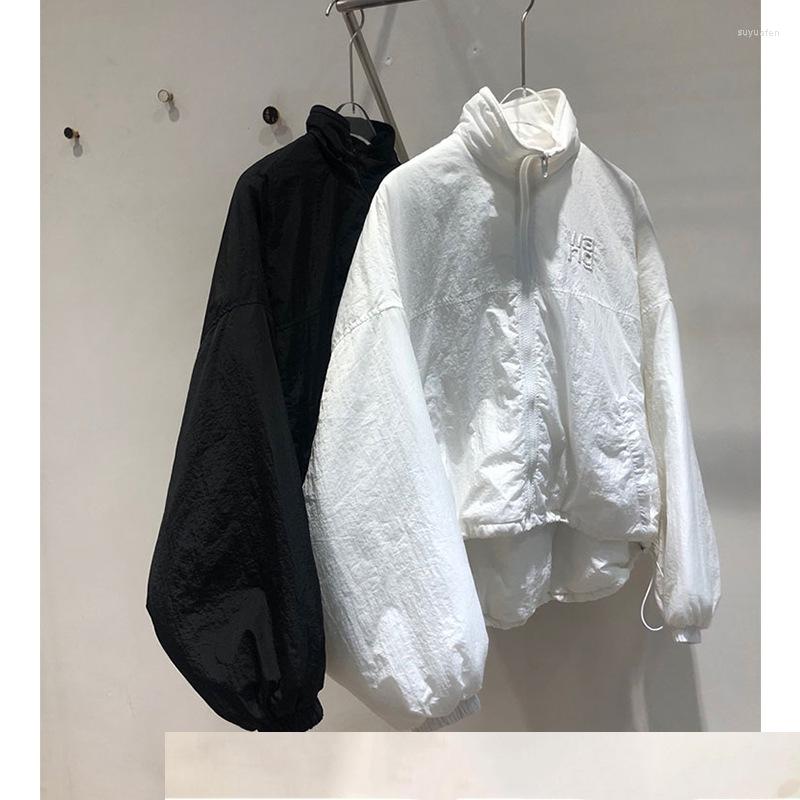 

Women' Jackets High Quality Autumn/winter Fashion Letter Embroidery Short Coat Cotton Jacket Top, Black