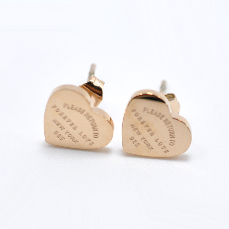 

Stud earrings luxury earrings designer earrings diamond earrings top quality women engagement earrings Heart women pearl earring wedding party jewerlry