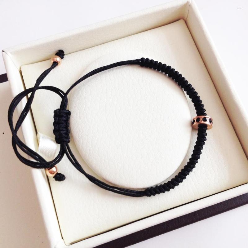 

Charm Bracelets Anil Arjandas Bracelet Macrame Micro Pave Crystal Zircon Bead Weave Men Jewelry