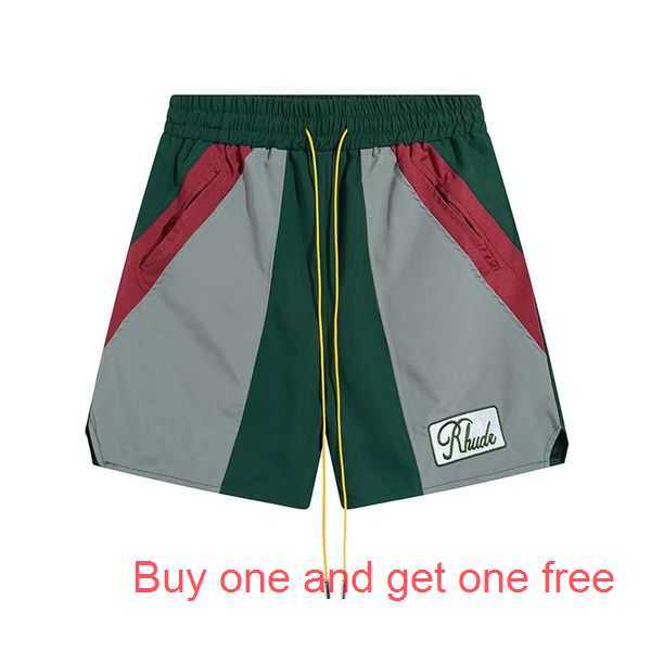 

Rhude Designer Shorts Mens Fashion Beach Trousers Sports Fitness Luxury High Quality Casual Versatile Quick Drying Eur Size 8 VARA, 3-2