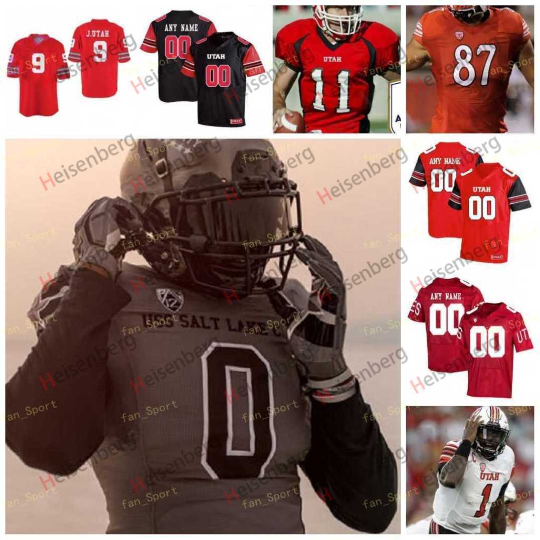

Utah American Wear College Football Utes Football Jersey NCAA College 86 Dalton Kincaid 21 Solomon Enis 11 Alex Smith 1 Tyler Huntley 19 Bry, As