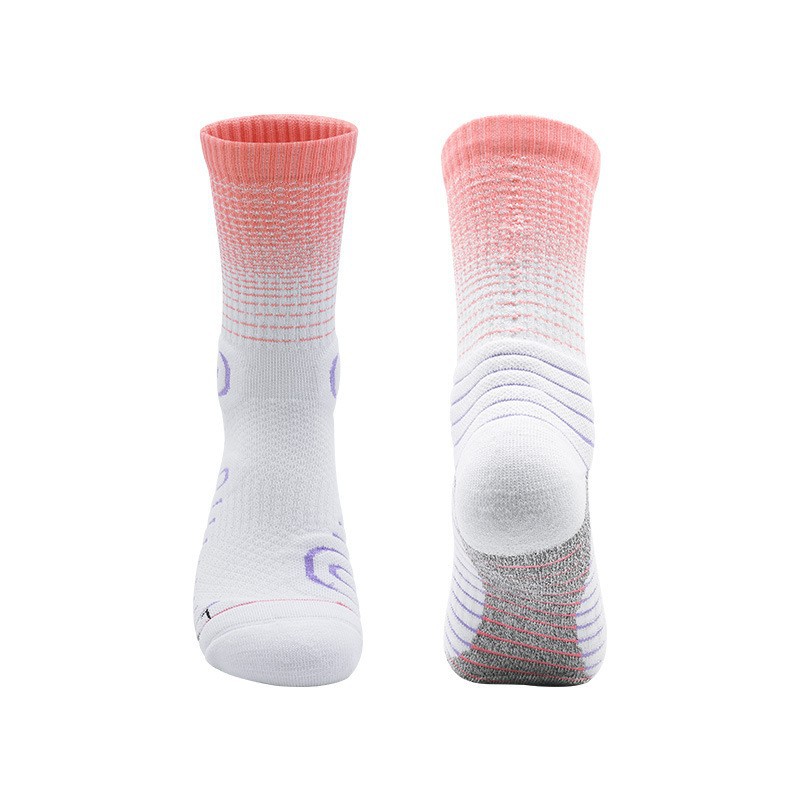 

Summer Practical Basketball Socks Men's High Top Elite Socks Children's Mid tube Sweat-absorbing Towel Bottom Sports Socks Wholesale for Men, Purple