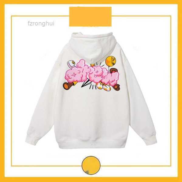 

High Quality Draw Hoodie Winter Cotton Liner Smile Face Simple Hoodies Men Sweatshirts Causal Hot Plain Drews O-neck Hoody Soft Streetwear Young Man 2 SS9A