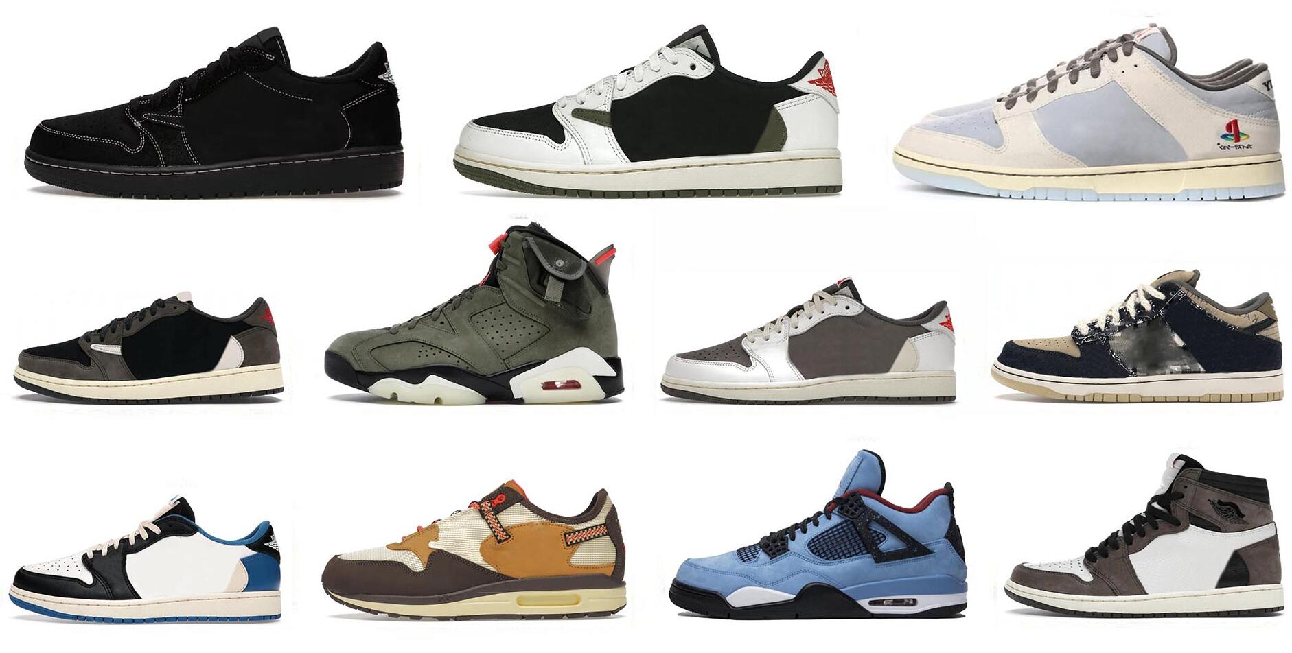 

Travis Authentic 1 High TS SP Sail Shoes Low OG Reverse Mocha Black Phantom Olive Fragment Cactus Jack Baroque Brown Scotts Men Women Sports Sneakers With box, 13