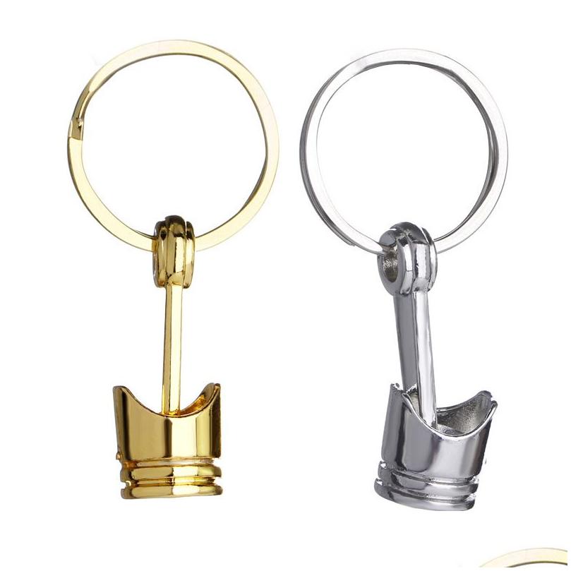 

Keychains Lanyards Personalized Car Piston Keychain Mens Metal Birthday Gift Keyring Key Chain Drop Delivery Fashion Accessories Dhr5N