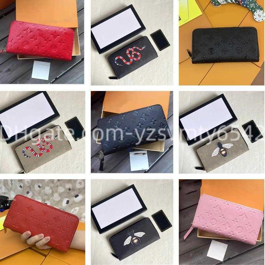 

FASHION MEN WOMEN Luxurys Designers Wallet Bags Zipper ZIPPY 60017 M60930 Shoulder Card Holders Coin Purse Key Wallets Leather Handbag Bag, A+