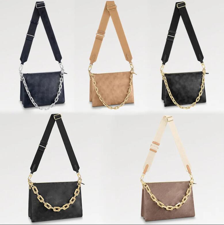 

Coussin PM MM Shoulder Women Designer Crossbody Bag Genuine Calf Leather Embossed Chain Carry Purse Clutch Classic Coussins Handbag Fashion Bags High Quality, Beige/white#1