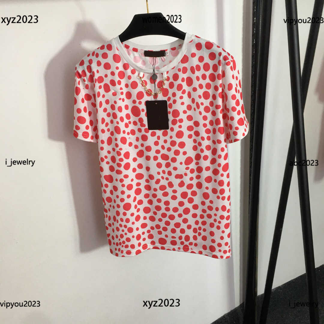 

womens designer clothing fashion T-Shirt Dot pattern printing Round neck Tees high quality casual short sleeve #Multiple product, #1
