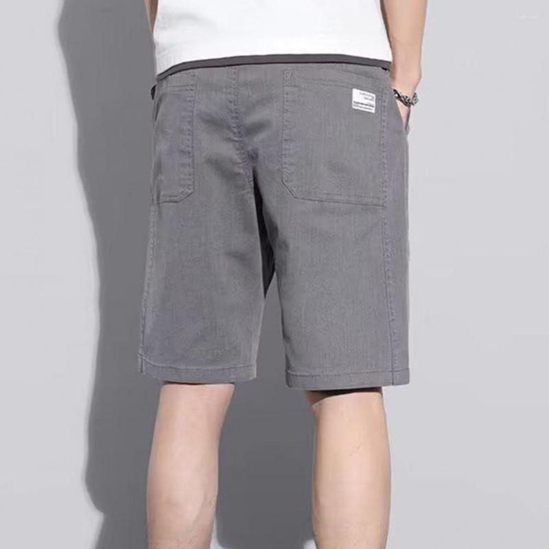 

Men's Shorts Simple Men Thin Sports Drawstring Teenager Gym Fitness Loose Sweat Absorption, Black