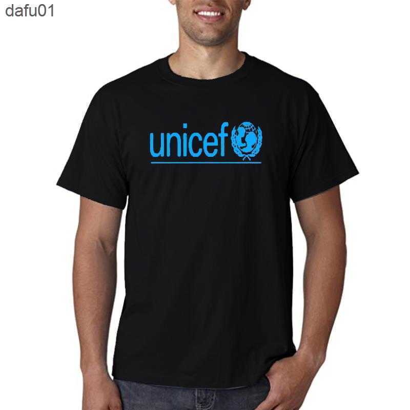

Men' T-Shirts New UNICEF WHO Men White T-Shirt Size  to 3XL L230520 L230520, Men black