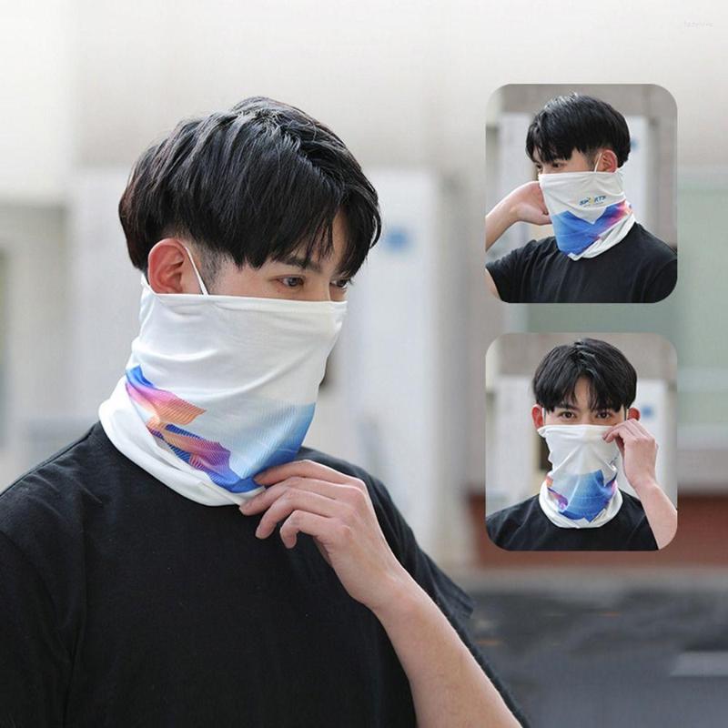 

Scarves Motorcycle Mask Outdoor Full Face Neck Protection Women Scarf Cycling Silk