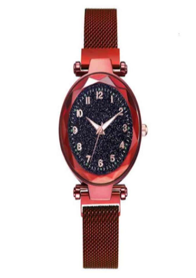 

Women watch Jewelry 2021 New Ladies Magnetic Starry Sky Clock Luxury Watches Fashion Diamond Female Quartz Wristwatches3861604, Black