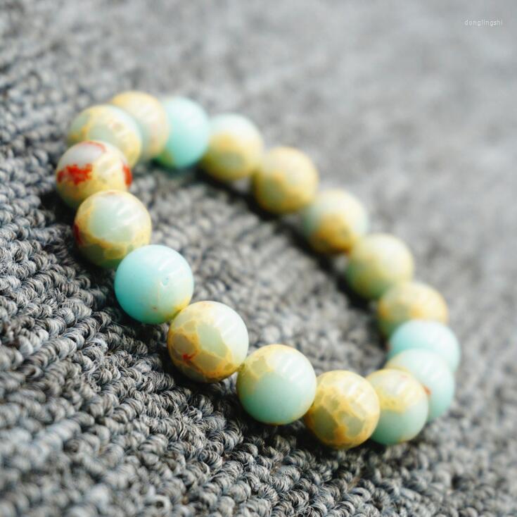 

Strand Shoushan Stone Bracelet Small Fresh Tender Green Literature And Art Simple Boudoir Honey Lovers Hand String Men Women O