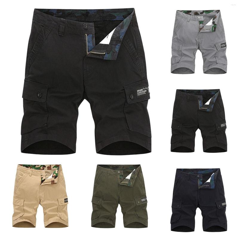 

Men's Shorts Casual Quick Drying Gym Men's Fitness Wear Short Pants Mechanic, Green