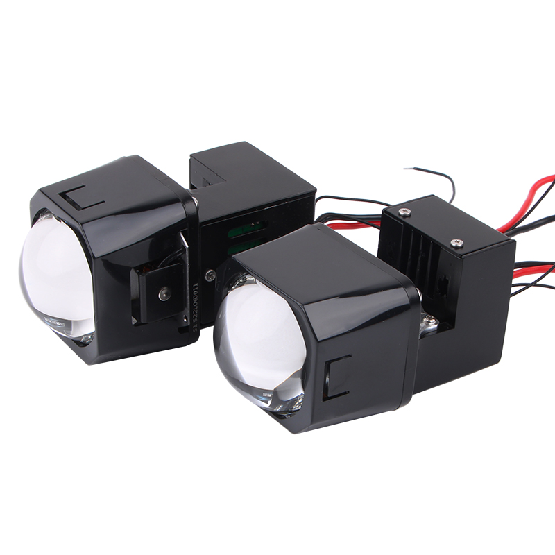 

Universal LED Laser headlights High and low beam LED projection lens headlights 1.5inch LED Matrix lens H4 H7 9005