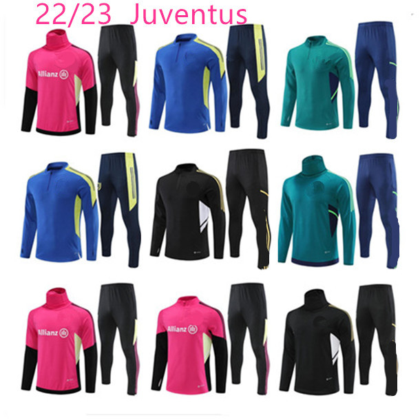 

22 23 24 mens kids football tracksuit jersey kit set 22 23 juve men training suit soccer tracksuits survetement foot chandal futbol jacket jogging