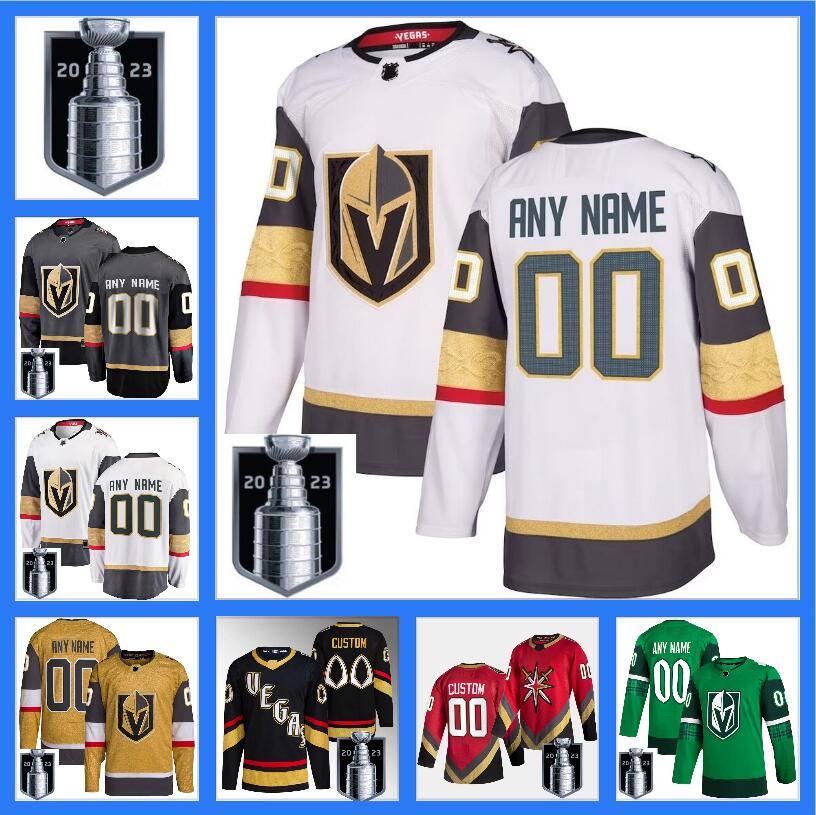 

2023 Stanley Cup Jerseys Custom Vegas Golden Knights Hockey NHLs Jack Eichel Mark Stone William Karlsson Alex Pietrangelo Jonathan Marchessault Shea Theodore, Color