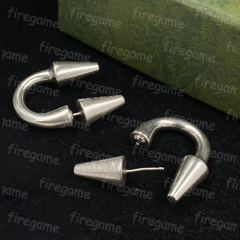 

Stainless Sliver Earring Women Simple Steel Stud Brand Designers Geometry Earring Wedding Party Jewerlry