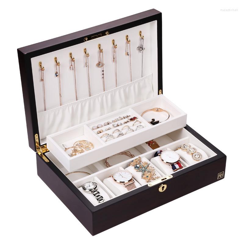 

Jewelry Pouches Arrival Multifunctional Box Exquisite Home Watch Storage Display
