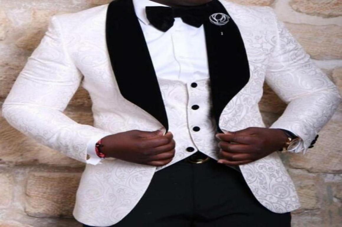 

Men039s Suit Groom Tuxedos Shawl Lapel Wedding Suits for Men JacketPantsvestBowtie Groomsman Suits Red White Black9868801, Black