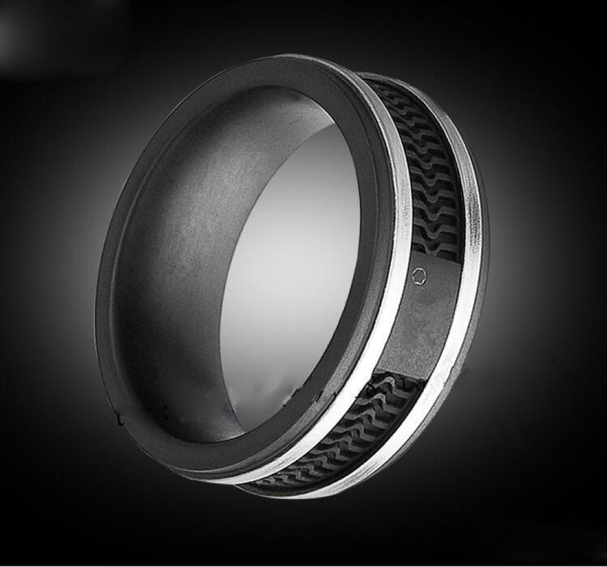 

Fashion Black color Band Rings Women or Mens Titanium stainless steel Big size Jewelry Size 6 to 124177487
